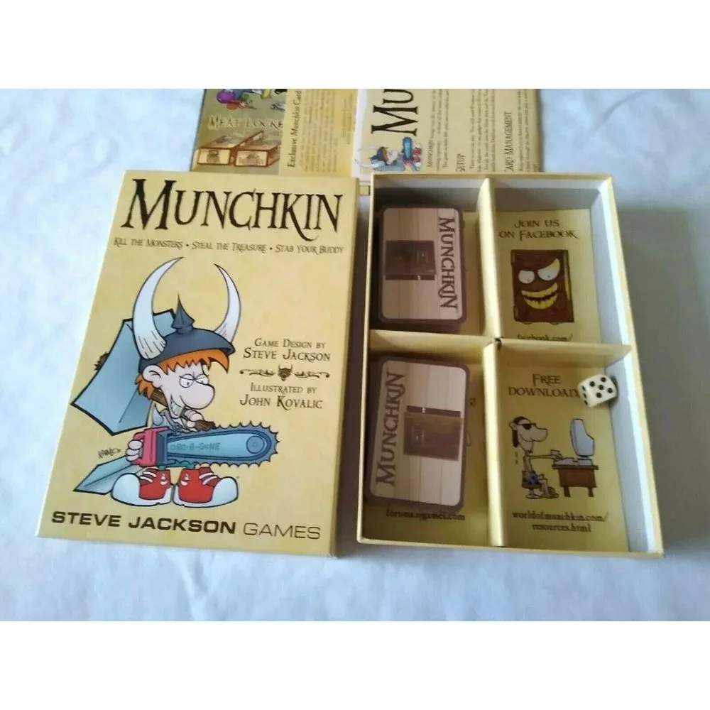 Steve Jackson Games SJG1408 Munchkin Card Game‎ 1st Edition 24th Printing